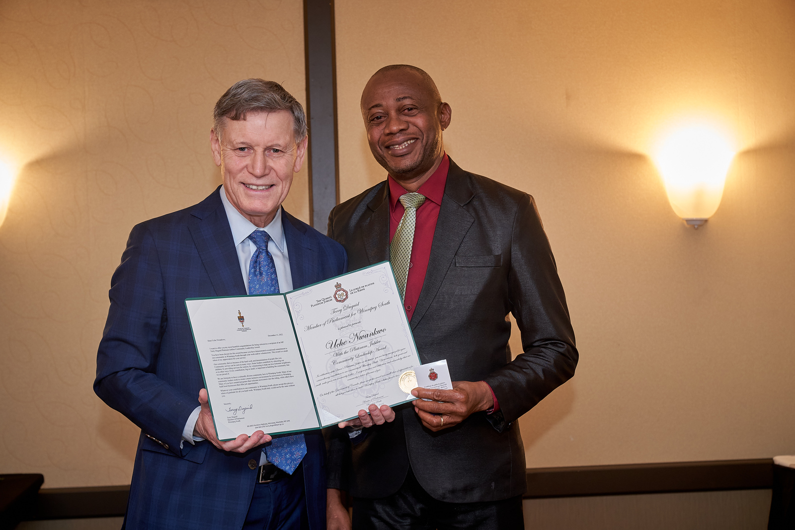 Queen Elizabeth II Platinum Jubilee Merit Award Presentation